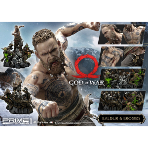 God of War (2018) Statue Baldur & Broods 62 cm